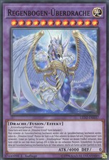 YuGiOh Regenbogen-Überdrache LED2-DE037 Super Rare NM 1st