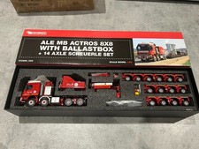 WSI 1:50 Mammoet ALE MB Actros 8x8 + ballastbox + 14 axle scheuerle intercombi