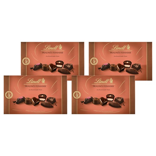 Lindt pralinés feinherb - lindt, 4x