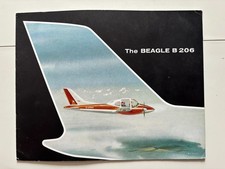 1961  Beagle Aircraft Prospekt Katalog "The Beagle B 206" Leicht Flugzeug