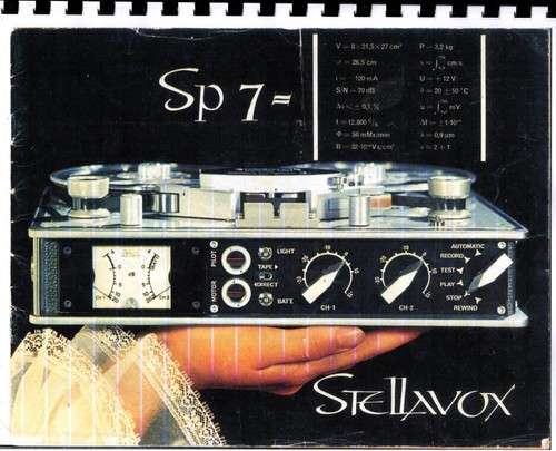 User manual stellavox - stellavox, sp7