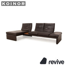 Koinor Raoul Leder Ecksofa Braun manuelle Funktion Recamiere Links Sofa Couch