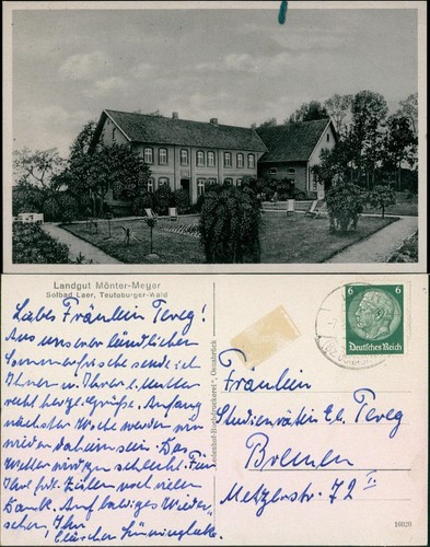 Ansichtskarte laer b - laer, (b