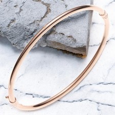Armreif Armband oval 585 Gold