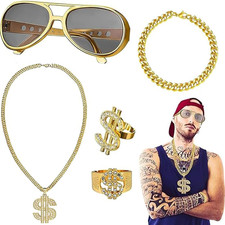 5-Stück Zuhälter Kostüm