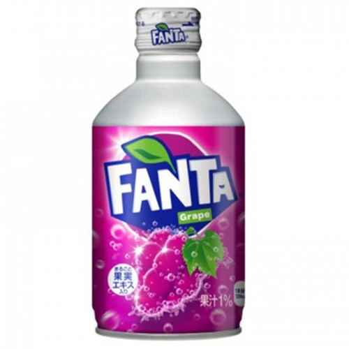 Fanta grape aluflasche - grape, (japan)