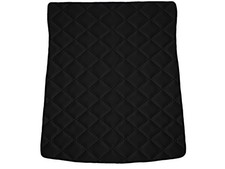 Schwarz Gestepptes Öko Leder Kofferraumteppich für VW Caddy Maxi 5/7per 2007-202