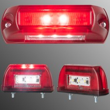 1x LED Kennzeichenleuchte Anhänger  Kennzeichenbeleuchtung 5 LED LKW PKW 12V 24V