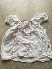 Top Landhaus Baby weiß Jersey