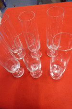 6 x Sektglas  Rosenthal Glas "Variation" Entwurf T. Wirkkala 70er Jahre