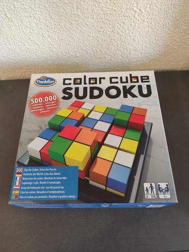 Thinkfun color cube sudoku - sudoku,