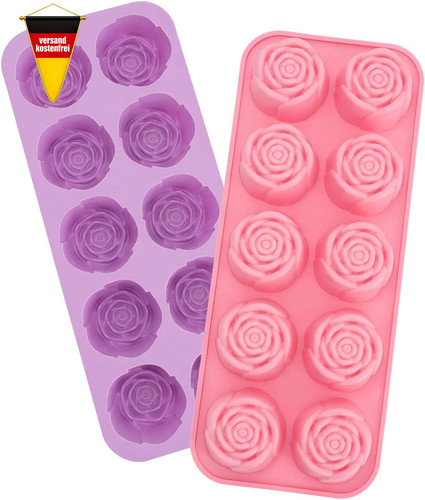 Silikonform rosen 20er set - silikonform,