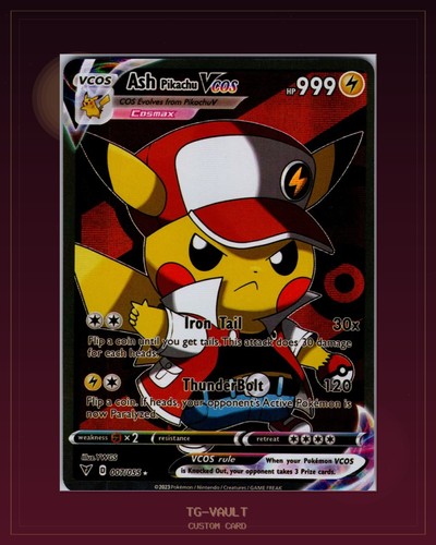 Ash pikachu vcos custom - ash,