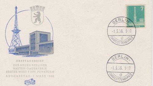 Berlin fdc 135 gestempelt - fdc,