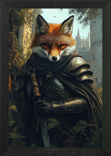 Heroischer fuchs krieger - heroischer,