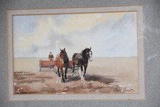 Original Wasserfarbe Gemälde