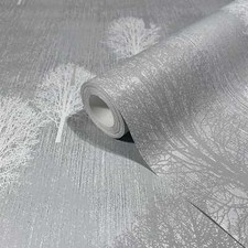 Tapete Silber Grau