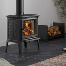 Hergom Craftsbury HF Kaminofen Gusseisen Schwarz Kamin Ofen Holzofen