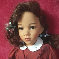 künstlerpuppe " Lelia"Elisabeth Lindner ., Götz. inkl. Zertifikat 