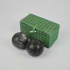 Qi Gong Kugeln aus Marmor - ⌀ 58mm - 270g & 280g - ohne Klang - Vintage