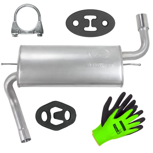 Endtopf auspuff für ford - auspuff,