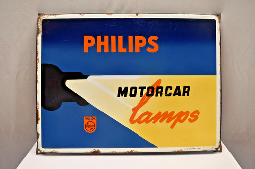 Vintage philips motorcar lamps - motorcar,