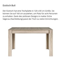 Esstisch Ausziehbar 120*80