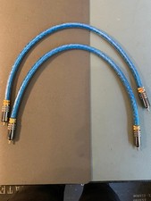 HIGH END  " STRAIGHT WIRE RHAPSODY " KABEL +  " WBT VERGOLDETEN KUPFERSTECKERN "