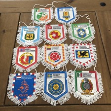 fußball wimpel sammlung 11x