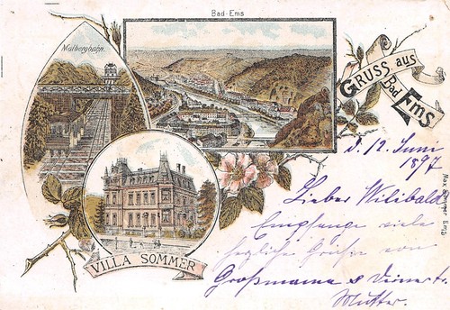 3027 gruss aus litho - ak, mit