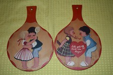 Original Alte DDR Küchenbretter,Deko,Wandbehang,Schneidebretter,Handarbeit,Retro