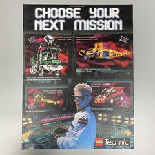 LEGO TECHNIC BARCODE TRUCK NAUTILUS WARZENSCHWEIN 1997 VINTAGE RETRO WERBUNG
