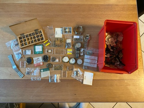 Alte uhrenteile kronen - alte,