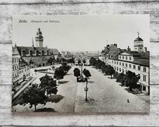 AK Zeitz Altmarkt Rathaus Turm