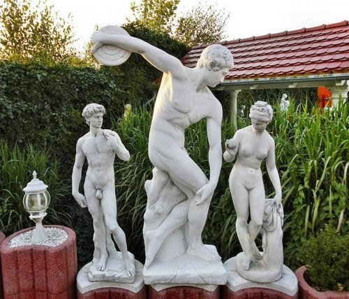 Steinfigur parkstatue - steinfigur, parkstatue„