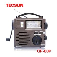 Original Tecsun GR-88P FM/MW/SW Full Band Radio Receiver w/ Emergency LED Light 