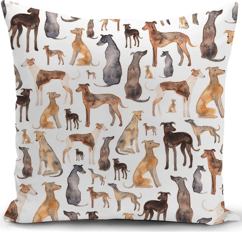 Kissenbezug greyhound kissen - greyhound,