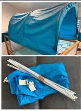 Baldachin Ikea Bett Kura Blau