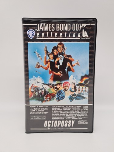 Octopussy vhs warner home - vhs,