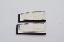 CORUM LEDER ARMBAND 24MM CORUM BUBBLE HERREN NEU FÜR FALTSCHLIESSE WEISS