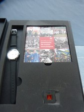 28248. Herren Armbanduhr Laco mit Buch und Pin IG Metall