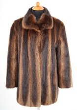 A1864 bisam jacke pelz - bisam,
