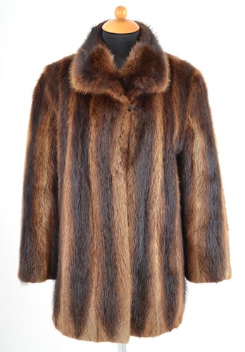 A1864 bisam jacke pelz - bisam,