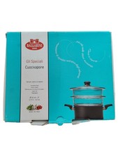 Ballarini Gli Speciali Cuocivapore Dampfgarer Topf Ø 20cm Schwarz