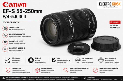Canon zoom lens objektiv - canon,