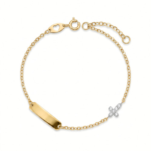 Kinderarmband 585 gelbgold - 585,
