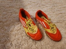 Fussballschuhe Gr. 35 Adidas neon orange - Halle