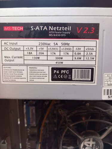 Tech n450 sys atx - ms-tech, ms-n450-sys