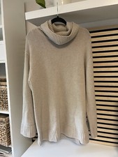 H&M Strickpullover Cashmere Wool Blend Premium Kleid Beige XS 