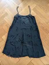 Nachthemd, Negligee Damen sexy Nachtwäsche Schwarz Gr.36